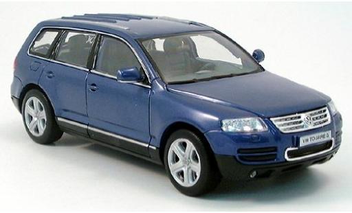 Volkswagen Touareg 1/24 Welly blau 2002 1:24 modellautos
