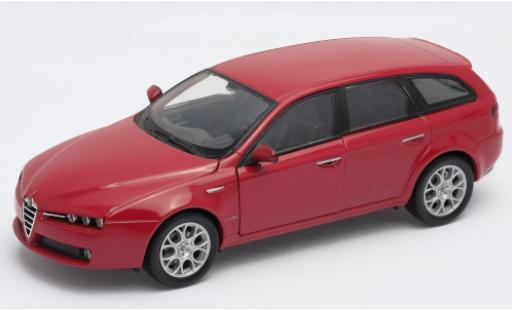 Modellautos Alfa Romeo 159 1/24 Welly Sportwagon rouge Alfa Romeo 159 1/24 Welly Sportwagon rouge modellautos