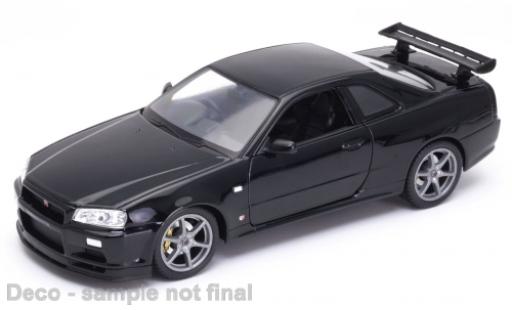 Modellautos Nissan Skyline 1/24 Welly GT-R R34 schwarz Nissan Skyline 1/24 Welly GT-R R34 schwarz modellautos