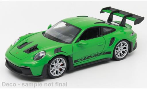 Modellautos Porsche 992 1/24 Welly 911 GTR RS  vert Porsche 992 1/24 Welly 911 GTR RS  vert modellautos