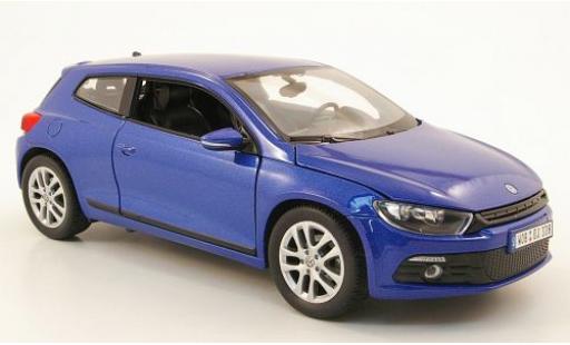 Modellautos Volkswagen Scirocco 1/24 Welly 3 metallise bleu Volkswagen Scirocco 1/24 Welly 3 metallise bleu modellautos