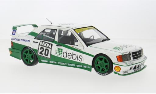 Mercedes 190 1/18 Werk83 E 2.5-16 Evo 2 weiss/grün DTM Rennen Norisring DTM 1991 1990 Team Debis Zakspeed #20 1:18 modellautos