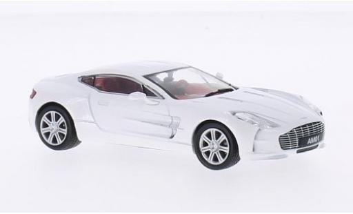 Aston Martin One-77 1/43 WhiteBox mettalic weiss 2010 modellautos