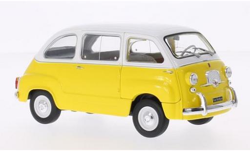 Modellautos Fiat 600 1/24 WhiteBox Multipla gelb/weiss 1960 Fiat 600 1/24 WhiteBox Multipla gelb/weiss 1960 modellautos