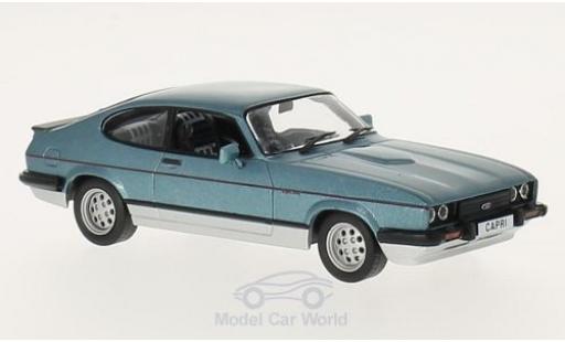 Modellautos Ford Capri 1/43 WhiteBox MKIII 2.8 Injection mettalic blau/silber 1982 Ford Capri 1/43 WhiteBox MKIII 2.8 Injection mettalic blau/silber 1982 modellautos