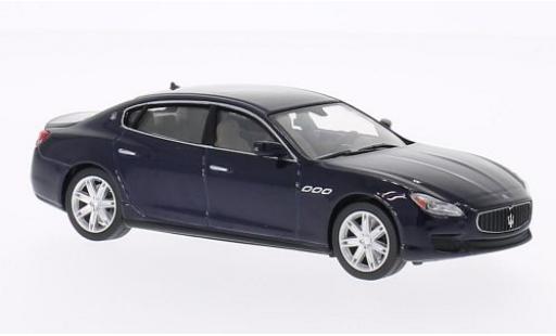 Maserati Quattroporte 1/43 WhiteBox GTS mettalic blau 2013 modellautos