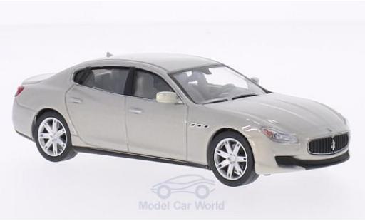 Maserati Quattroporte 1/43 WhiteBox GTS mettalic grau 2013 modellautos
