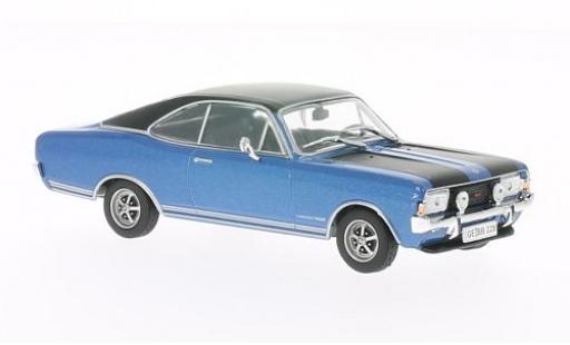 Opel Commodore 1/43 WhiteBox A Coupe GS mettalic blau/schwarz 1970 modellautos