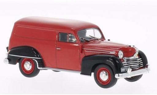 Opel Olympia 1/43 WhiteBox rot/schwarz 1950 fourgon modellautos