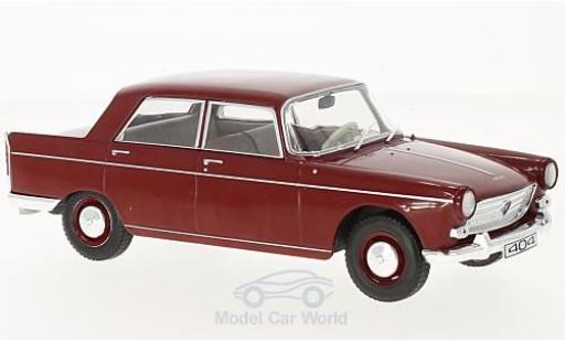 Peugeot 404 1/24 WhiteBox rot 1960 modellautos