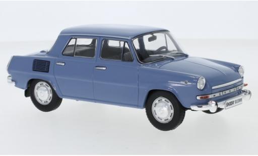 Skoda 1000 1/24 WhiteBox MB blau 1969 modellautos