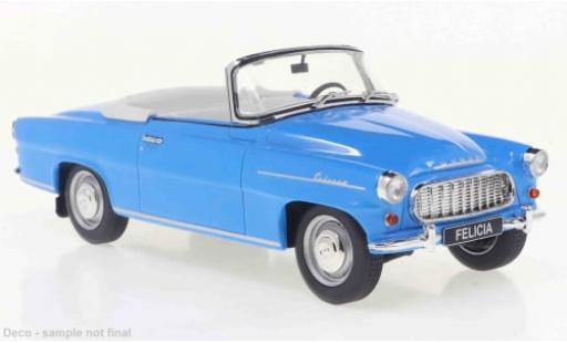 Modellautos Skoda Felicia 1/24 WhiteBox Cabrio blau 1959 1:24 Skoda Felicia 1/24 WhiteBox Cabrio blau 1959 1:24 modellautos