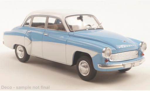Modellautos Wartburg 312 1/24 WhiteBox blau/weiss 1965 1:24 Wartburg 312 1/24 WhiteBox blau/weiss 1965 1:24 modellautos