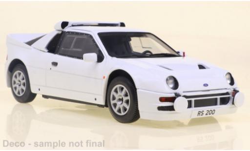 Modellautos Ford RS 200 1/24 WhiteBox blanche 1984 Ford RS 200 1/24 WhiteBox blanche 1984 modellautos