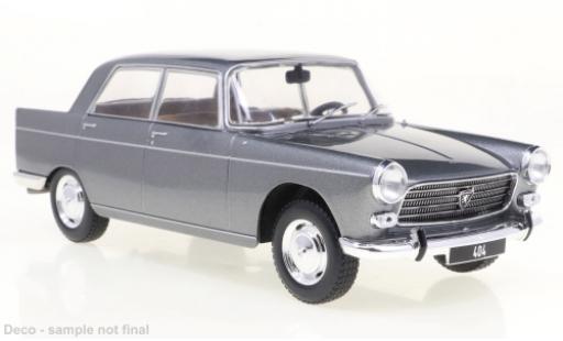 Peugeot 404 1/24 WhiteBox metallise grau 1960 modellautos