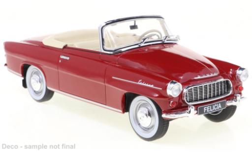 Modellautos Skoda Felicia 1/24 WhiteBox Cabrio rot 1959 Skoda Felicia 1/24 WhiteBox Cabrio rot 1959 modellautos
