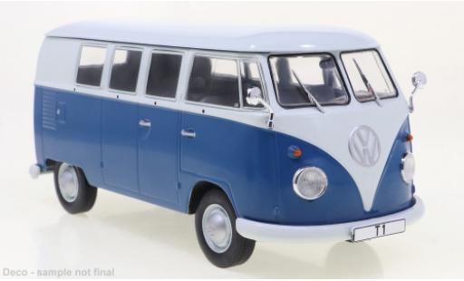Modellautos Volkswagen T1 1/24 WhiteBox blanche/bleu 1960 Volkswagen T1 1/24 WhiteBox blanche/bleu 1960 modellautos