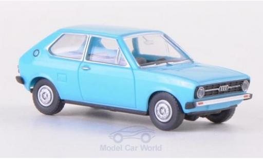 Audi 50 1/87 Wiking blau modellautos