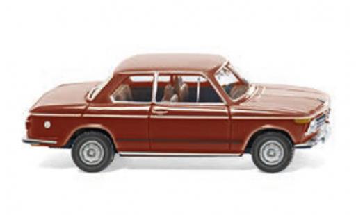 Bmw 2002 1/87 Wiking rot 1968 modellautos