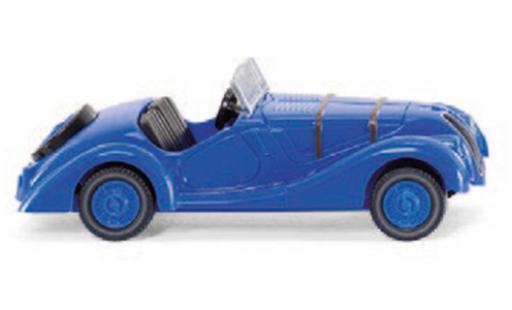 Bmw 328 1/87 Wiking blau modellautos