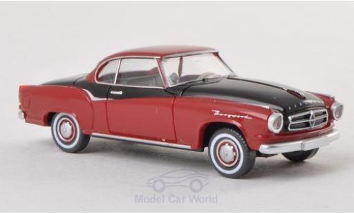 Modellautos Borgward Isabella 1/87 Wiking Coupé rot/schwarz Borgward Isabella 1/87 Wiking Coupé rot/schwarz modellautos