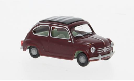 Fiat 600 1/87 Wiking rot 1:87 modellautos