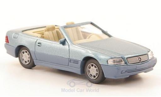 Modellautos Mercedes 500 1/87 Wiking SL (R129) mettalic blau/matt-grau Mercedes 500 1/87 Wiking SL (R129) mettalic blau/matt-grau modellautos