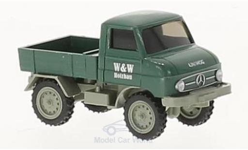 Mercedes Unimog 1/87 Wiking U 411 W&W Holzbau modellautos