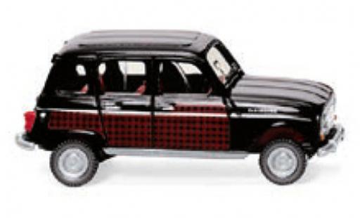 Renault 4 1/87 Wiking Parisienne schwarz/rot 196 modellautos