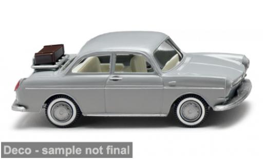 Modellautos Volkswagen 1600 1/87 Wiking grau 1963 1:87 Volkswagen 1600 1/87 Wiking grau 1963 1:87 modellautos