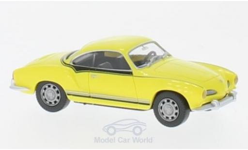 Modellautos Volkswagen Karmann 1/87 Wiking Ghia Coupe gelb/Dekor Volkswagen Karmann 1/87 Wiking Ghia Coupe gelb/Dekor modellautos