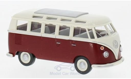 Modellautos Volkswagen T1 B 1/87 Wiking Sambabus beige/rot Volkswagen T1 B 1/87 Wiking Sambabus beige/rot modellautos