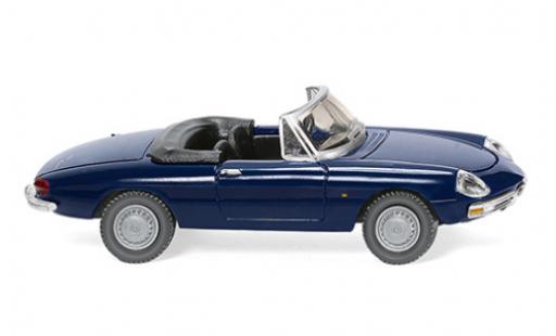 Modellautos Alfa Romeo Spider 1/87 Wiking bleu foncé Alfa Romeo Spider 1/87 Wiking bleu foncé modellautos