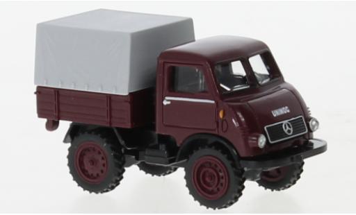 Mercedes Unimog 1/87 Wiking U402 rouge foncé 1953 modellautos