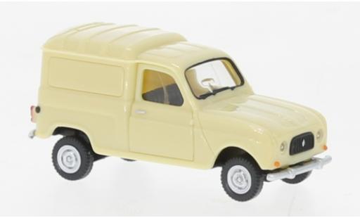 Renault 4 1/87 Wiking fourgon beige 1961 modellautos