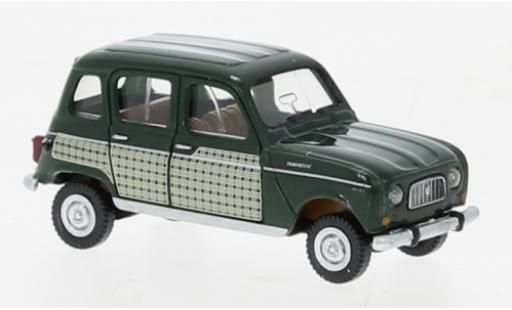 Renault 4 1/87 Wiking Parisienne vert foncé 196 modellautos