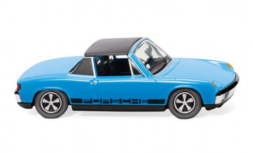 Porsche 914 1/87 Wiking Volkswagen bleu clair 1969 modellautos